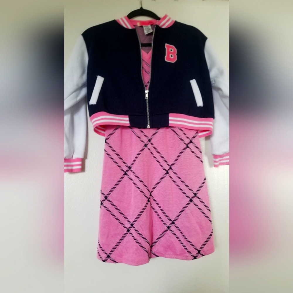 NWT Girl's Bomber with Dress